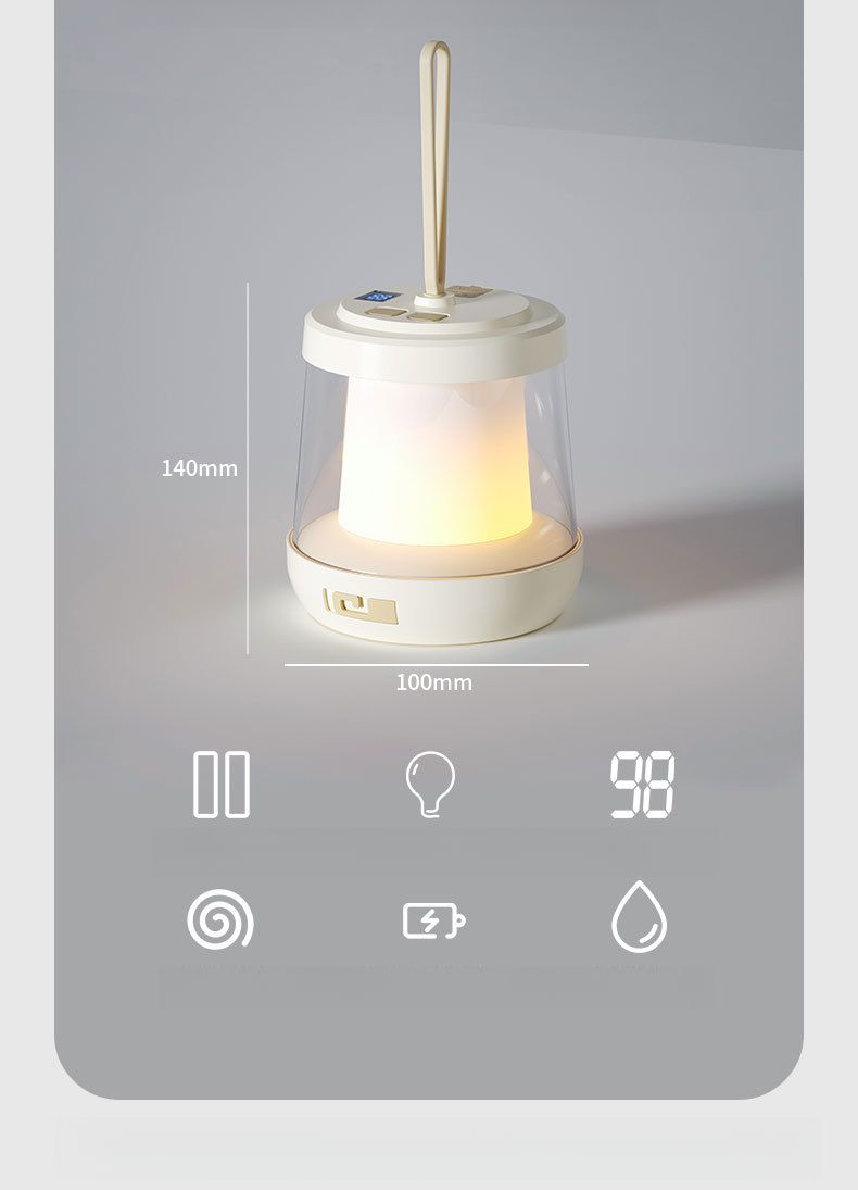 Nuova illuminazione da campeggio per esterni, luce portatile impermeabile ad alta durata della batteria_voghion.com