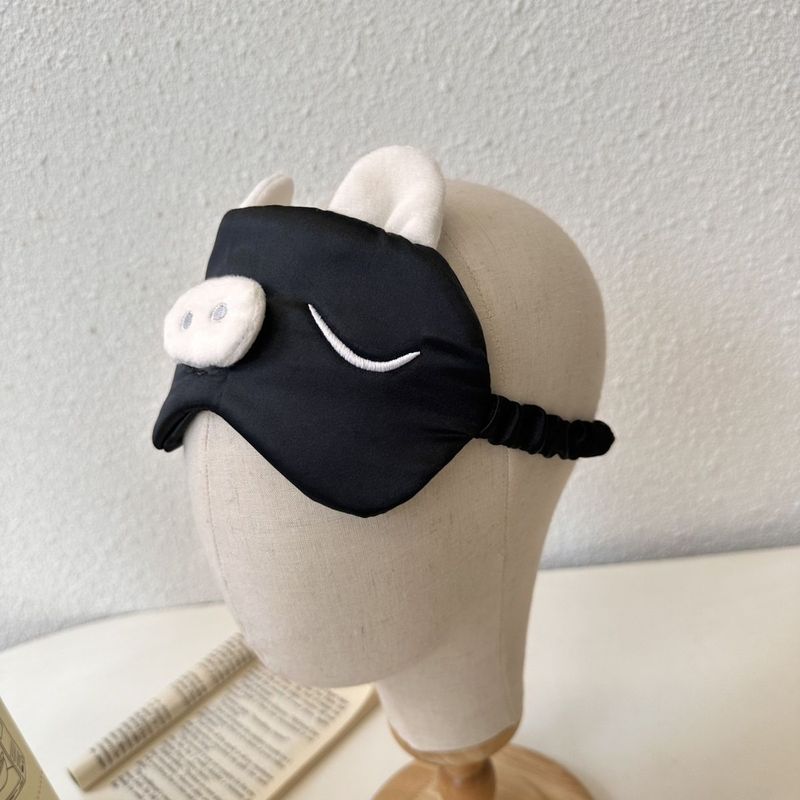 Cartoon Sleeping Pig Eye Mask Light Blocking Cute Girl Sleep Special Ice Silk Breathable Nap Student Relief_voghion.com