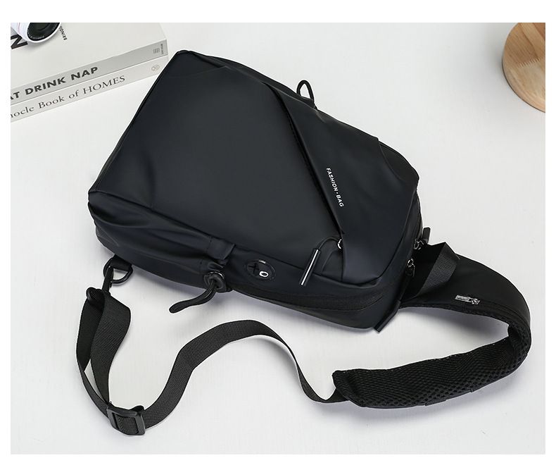 Neue Umhängetasche für Herren, lässiger kleiner Rucksack aus Oxford-Stoff, modische Sport-Brusttasche_voghion.com