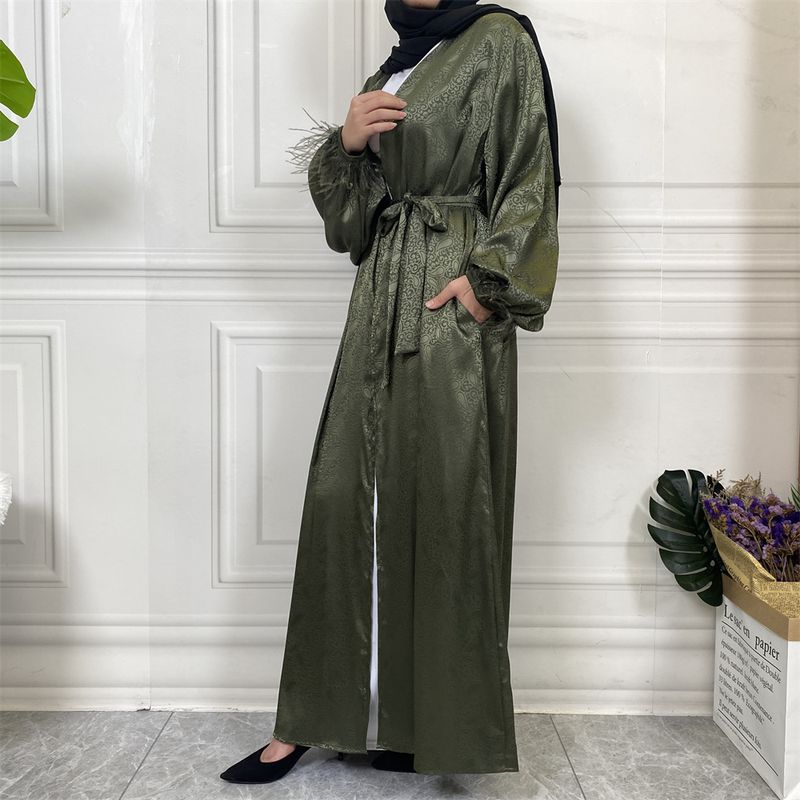 Müslüman Kadın Abayaları Saten Abiye Elbiseler İslami Giyim Türk Elbiseleri Tesettür Elbise Fas Kaftan Abiye 2024 Düğün_voghion.com