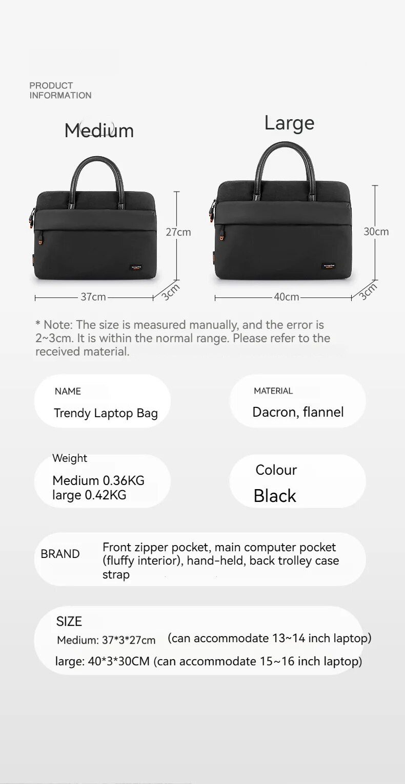 Laptoptaske Bærbar Macbook 13,3-tommer Computertaske Notebook iPad Opbevaringstaske Enkel 15,6-tommer 14-tommer Indvendig ærmetaske_voghion.com