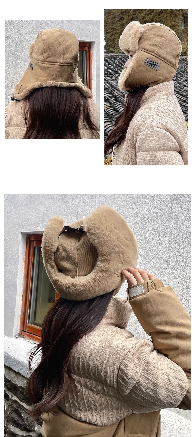 Berretto da ciclismo invernale unisex per ragazzi e ragazze, caldo e spesso, con protezione per le orecchie, antivento e volante, Tide_voghion.com