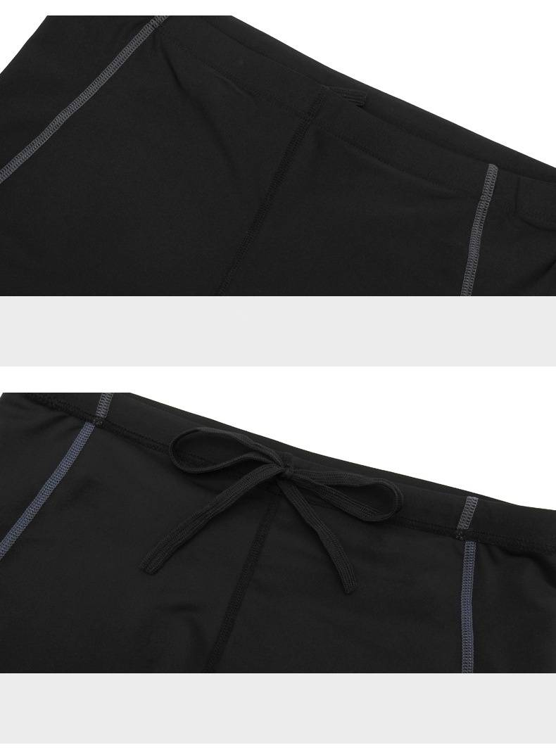 Traje de baño largo de secado rápido, protección solar, impermeable, para competición, para hombre, para esnórquel y surf._voghion.com