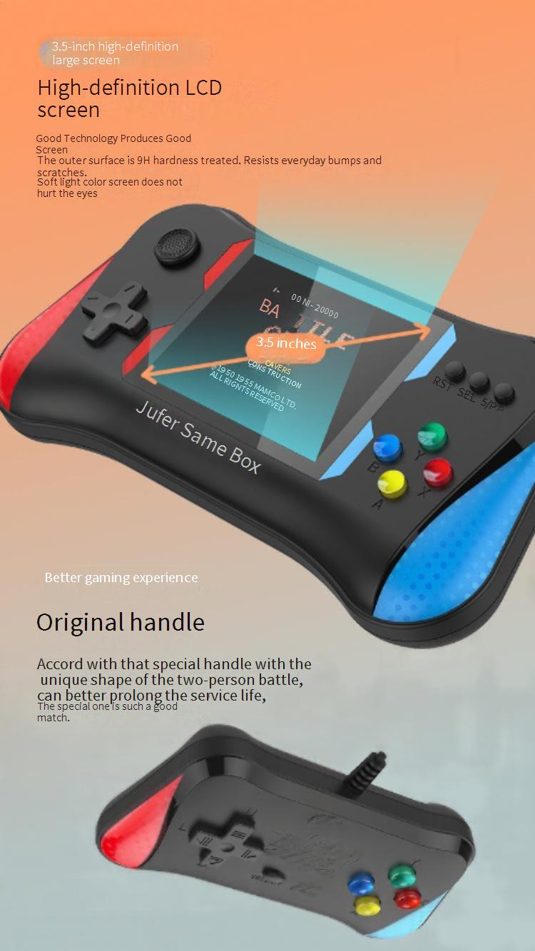 Video Game Consoles New X7M Handheld Game Console Sup Mini Arcade Rechargeable Portable Double Handheld Built In 500_voghion.com