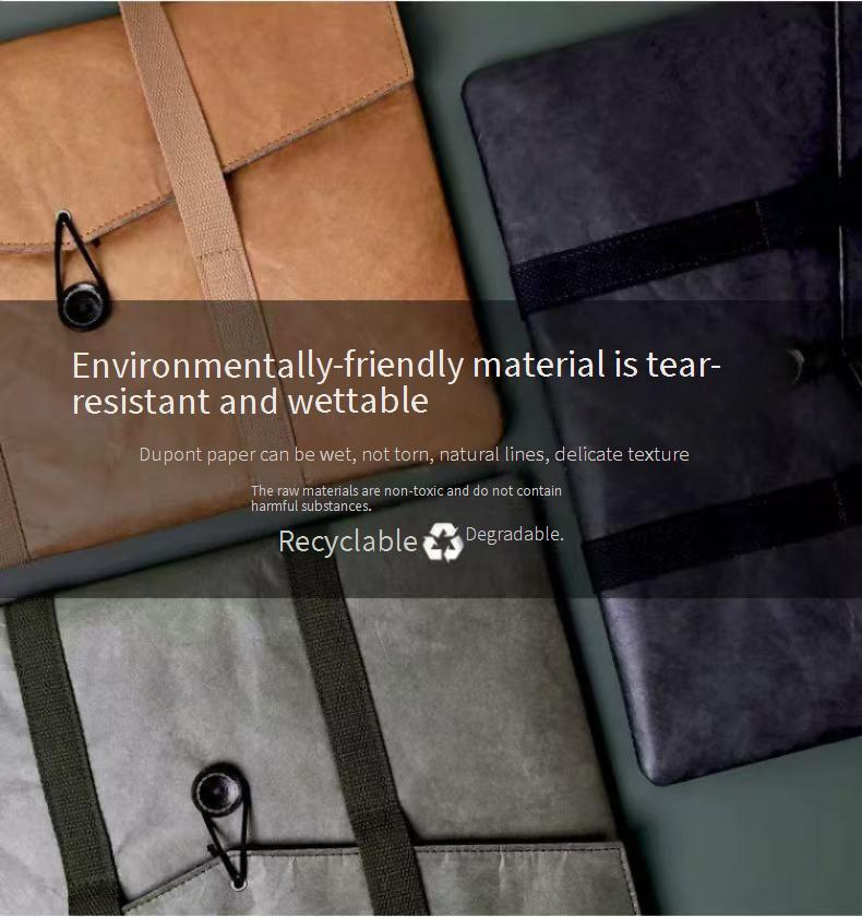 Dupont Paper Laptop Bag Waterproof Nice Suitable For 14 Inches_voghion.com