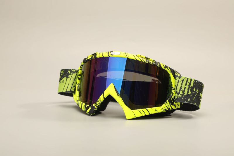 Motorradbrille mit hydrografischem Druck, Offroad-Fahrrad-Sonnenbrille, winddichte Sportbrille für Radfahren, Skifahren und Outdoor-Abenteuer_voghion.com