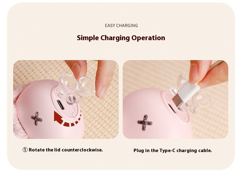 Mini-USB-Handwärmer – tragbar und wiederaufladbar, 3 Heizstufen, Soft-Touch-Design (Weiß/Lila/Pink/Grün, 1000-mAh-Akku)_voghion.com