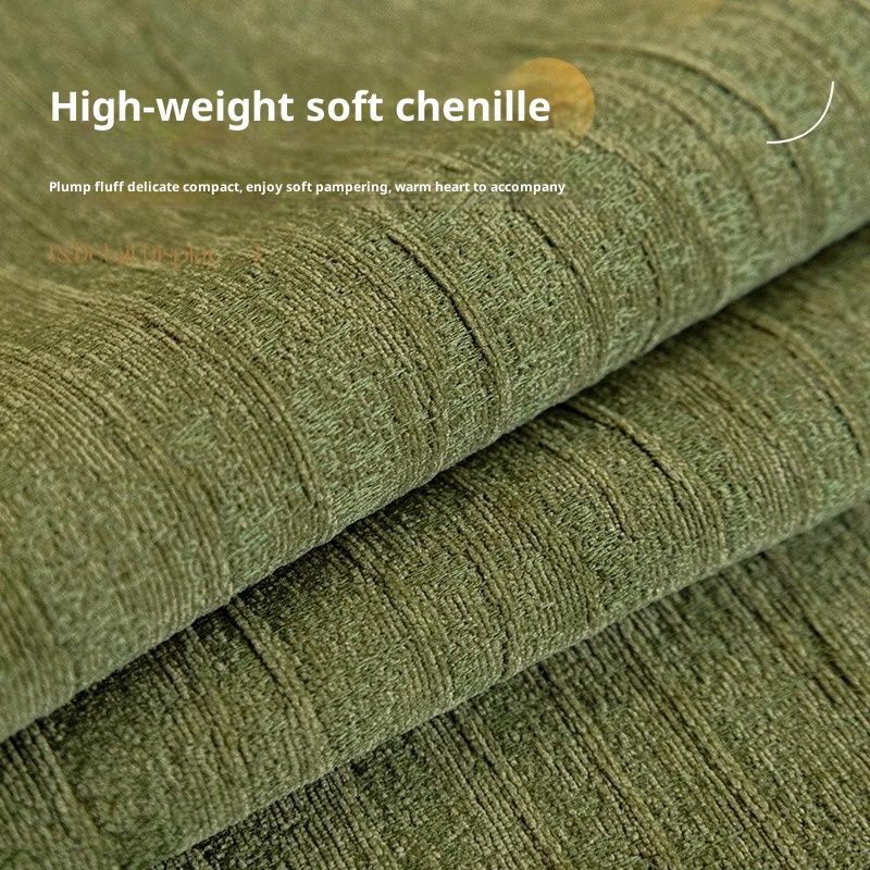 Ensemble de housses de canapé en chenille haut de gamme de Hongyuan Fashion – Protections de canapé antidérapantes à maintien sûr, coussins de canapé minimalistes toutes saisons_voghion.com