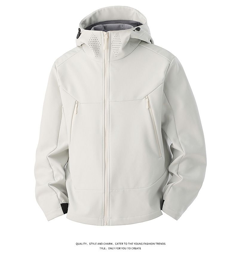 Unisex Softshelljacke – Winddichter, wasserdichter Outdoor-Sportmantel zum Wandern, Laufen und für die Freizeit_voghion.com