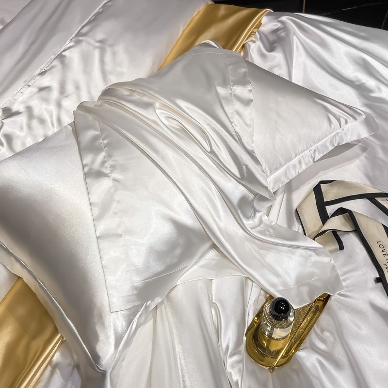 Seidenähnliches Satin-Kissenbezug-Set – kühlend und hypoallergen, Luxushotelqualität (2er-Pack, Standard-/Queen-Size, mehrere Farben)_voghion.com