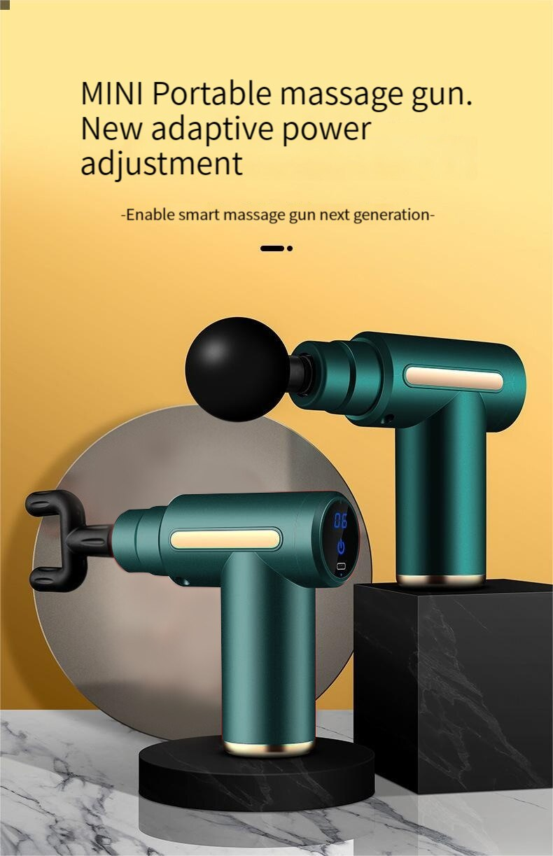 Mini Fascia Gun vezeték nélküli masszázspisztoly izomlazító masszázs felszerelés nyakmembrán Rob nyaki gerincmasszázs 2023 új 2023 új_voghion.com