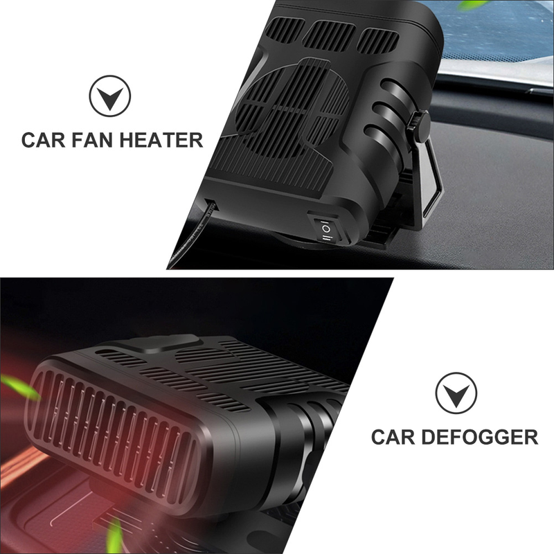 Praktisk køretøj 12V bærbar nyttig ventilator hjortevarmer bil defroster_voghion.com