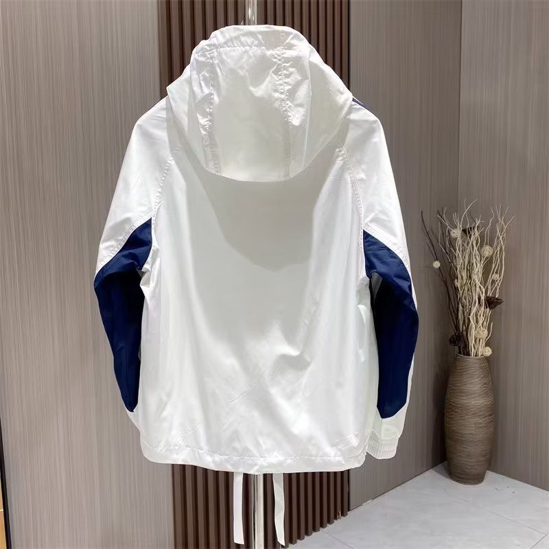 Giacca sportiva sottile con cappuccio, nuova moda primavera e autunno, abbigliamento maschile_voghion.com