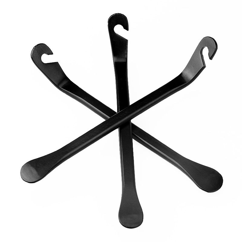 Black metal bicycle outer pry bar, mountain bike tire disassembly tool, riding equipment_voghion.com
