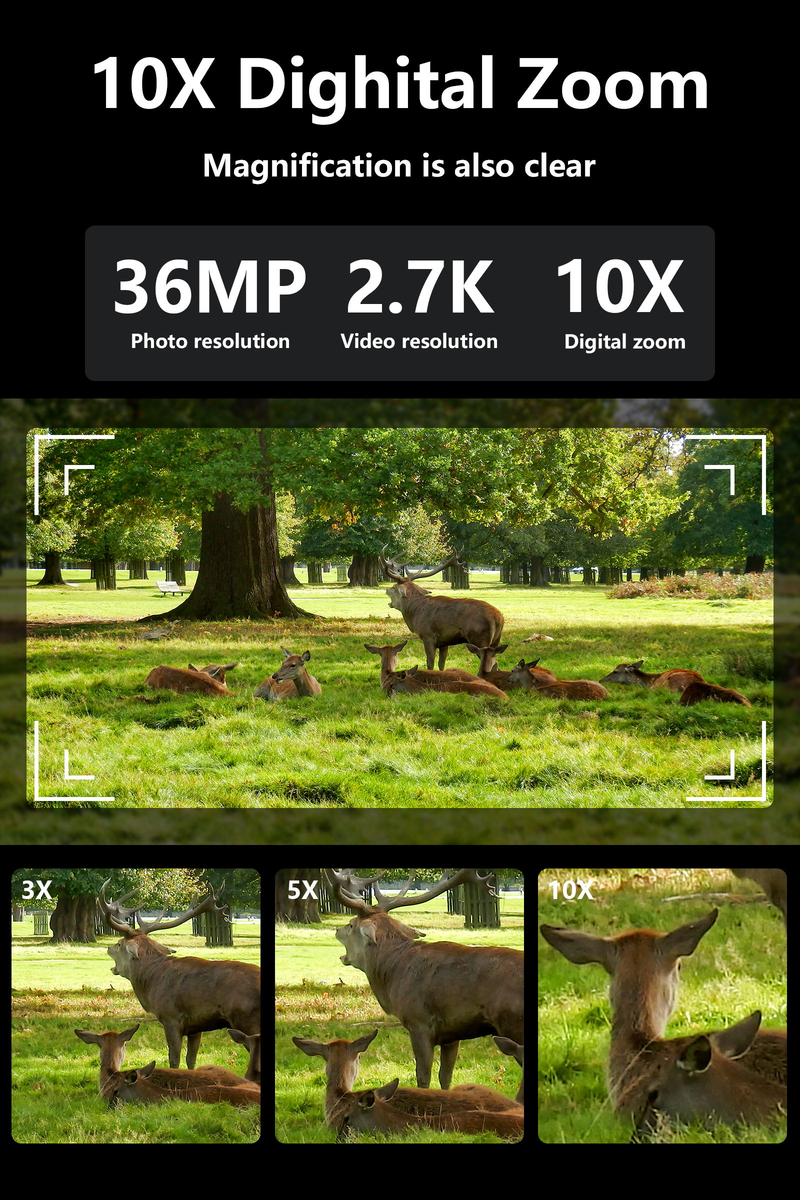 Tragbares Nachtsichtgerät NV7000 für Erwachsene und Kinder, digitales Fernglas zur Tierbeobachtung, Überwachung im Hinterhof_voghion.com