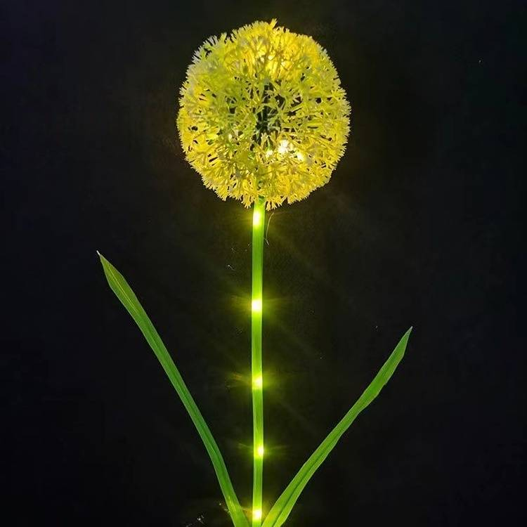 Cordão de luzes de dente-de-leão movido a energia solar para áreas externas, à prova d'água IP65, com certificação CE, luzes de LED de 3 W para decoração de jardim, pátio, Natal e acampamento_voghion.com