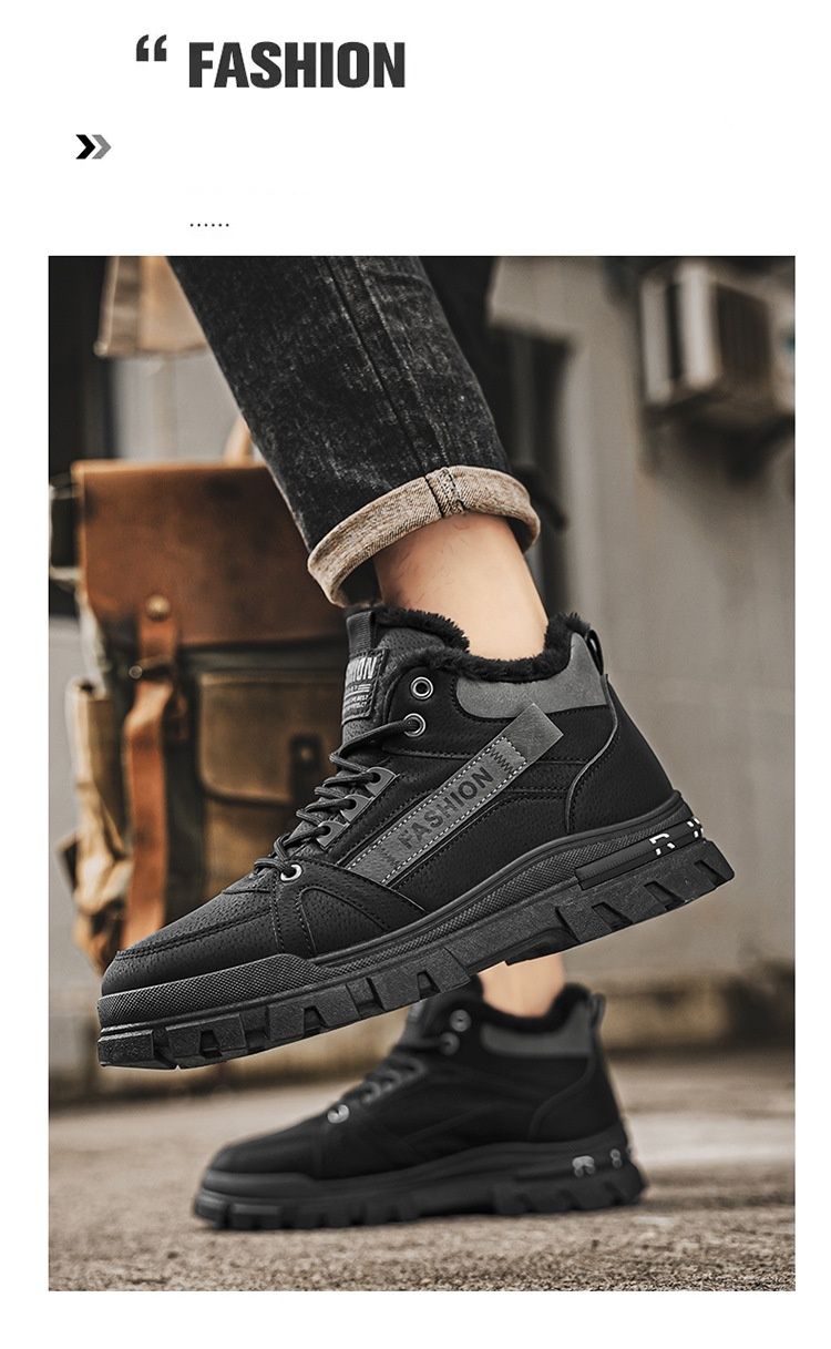 "2025. Autumn/Winter Warm Shoes, Men's Board Shoes, Sporty And Casual Men's Shoes._voghion.com