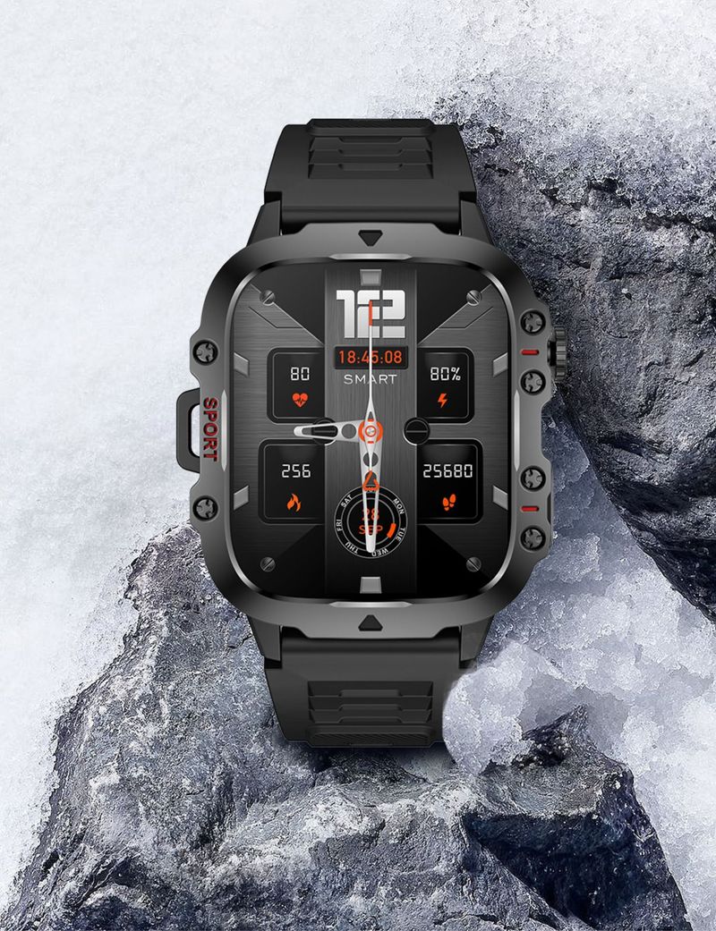 Smart Watches New QX11 Smart Watch Bluetooth Call Heart Rate Blood Pressure Body Temperature Monitoring Outdoor Three Proof Health Sports_voghion.com