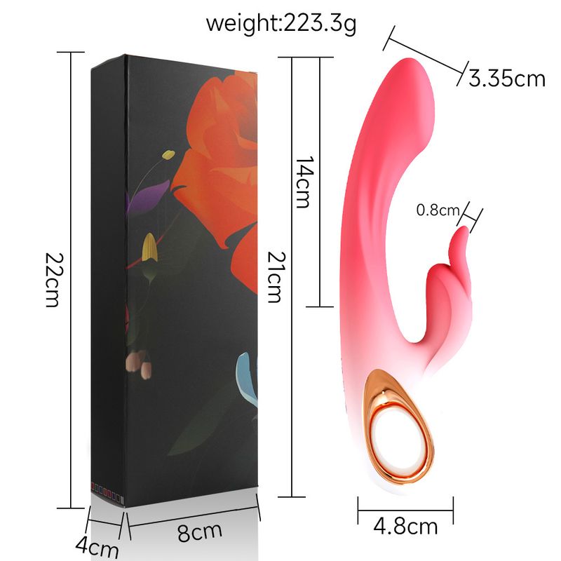 Weibliche G-punkt Starke Vibration Silikon Kaninchen Dual Vibration Massage AV Masturbator Erwachsene Produkte Heißer Verkäufer_voghion.com