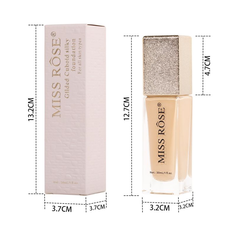 Makeup Long Lasting Waterproof Non Smearing Liquid Foundation Light Natural Clear Sweat Proof Oil Control Concealer Foundation_voghion.com