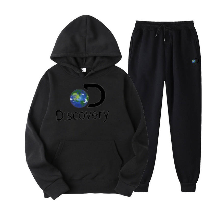 Novo moletom com capuz quente e de pelúcia, estilo primavera/outono, da moda, 2024, para homens e mulheres, conjunto esportivo casual_voghion.com