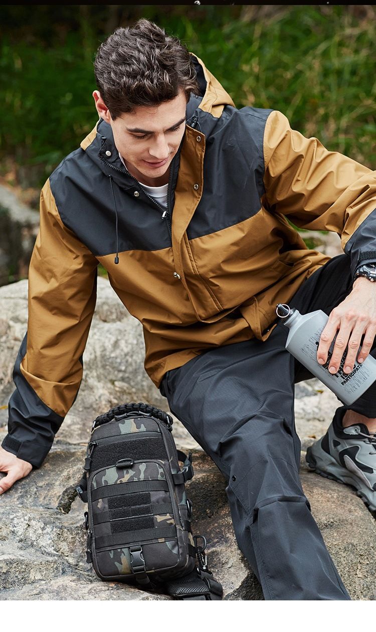 Urban Tactical Sling Bag – Lightweight Nylon Chest Pack For Hiking & EDC | Breathable Adjustable Shoulder Strap_voghion.com