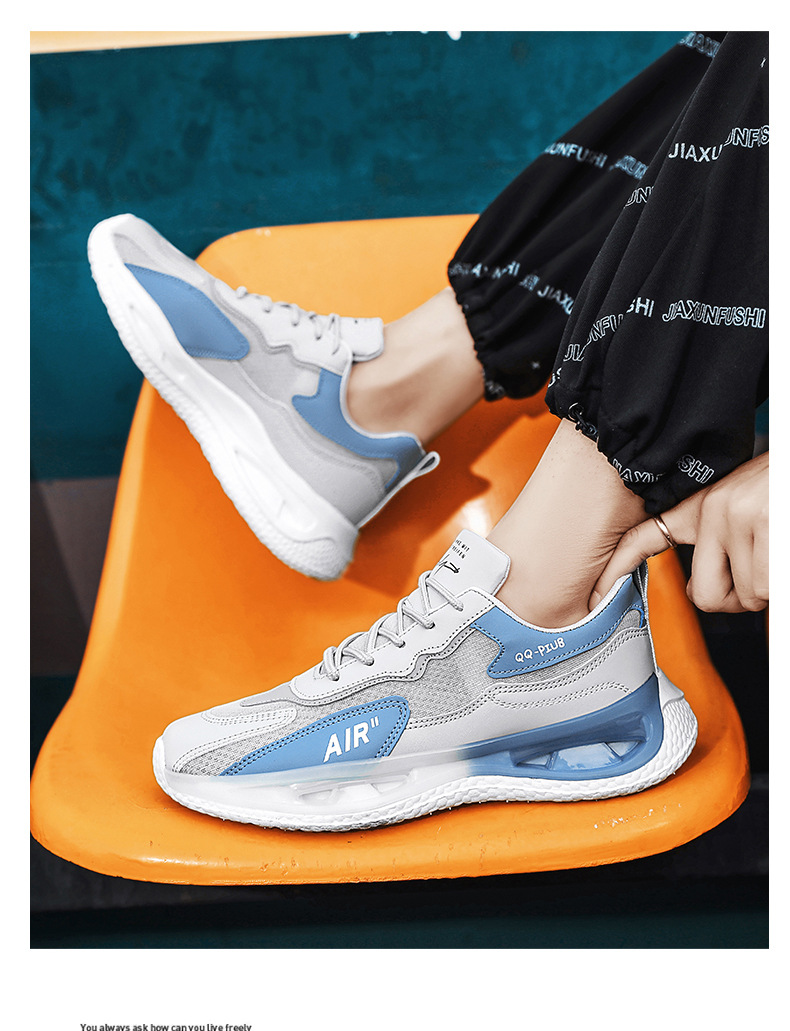 Herresko Sommer 2023 Nye Popcorn Løpesko Netting Nettingsko Sneakers Student Friluftssko_voghion.com