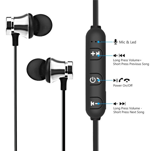 【Fabrikspris】 Headset/S6 Universal Bluetooth 4.1 Wireless Sports In-Ear høretelefoner_voghion.com