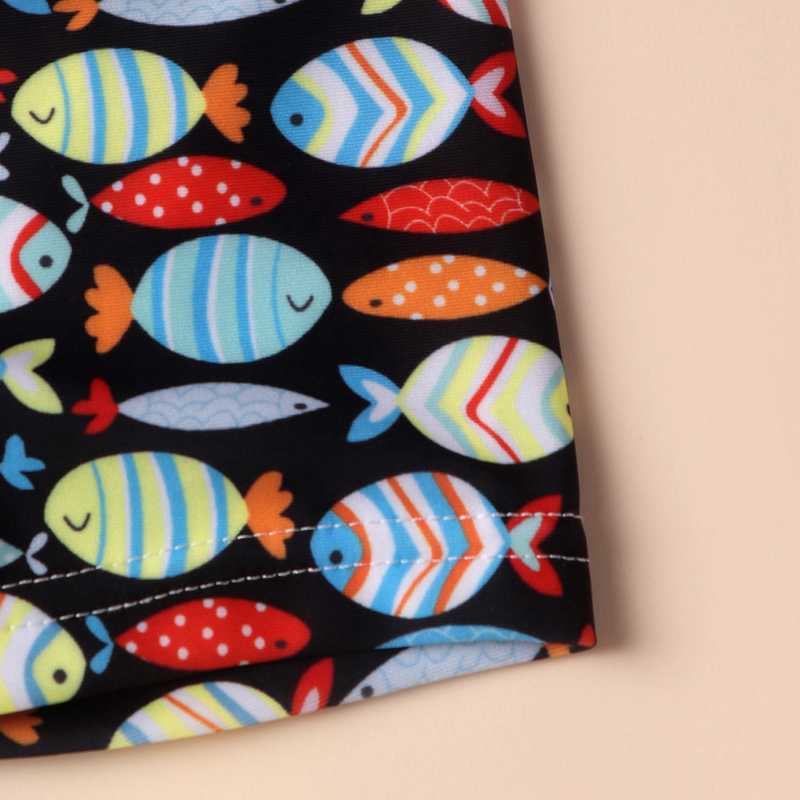 Bañador infantil Mother&Kids estampado pequeño estilo fresco_voghion.com