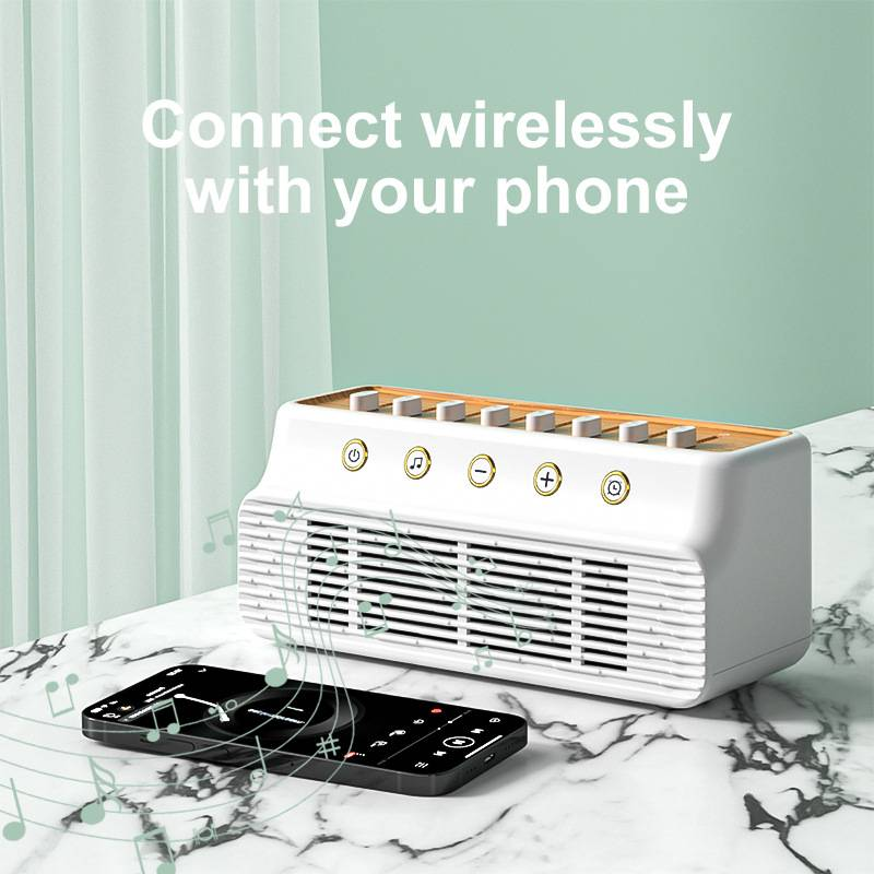 Tragbarer Bluetooth-Lautsprecher für Campingzelte im Freien, für den Schlaf im Schlafzimmer, simuliert natürliches weißes Rauschen_voghion.com