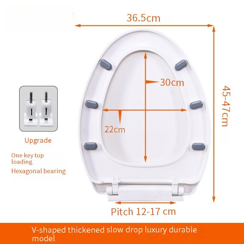 Copriwater universale per uso domestico, spesso, rallentatore, accessori vecchio stile_voghion.com