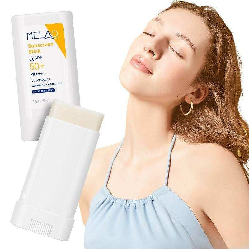 Solcreme Stick SPF50+ Forfriskende og ikke-hvid til at modstå UV-stråler Solid solcremepasta Spot_voghion.com