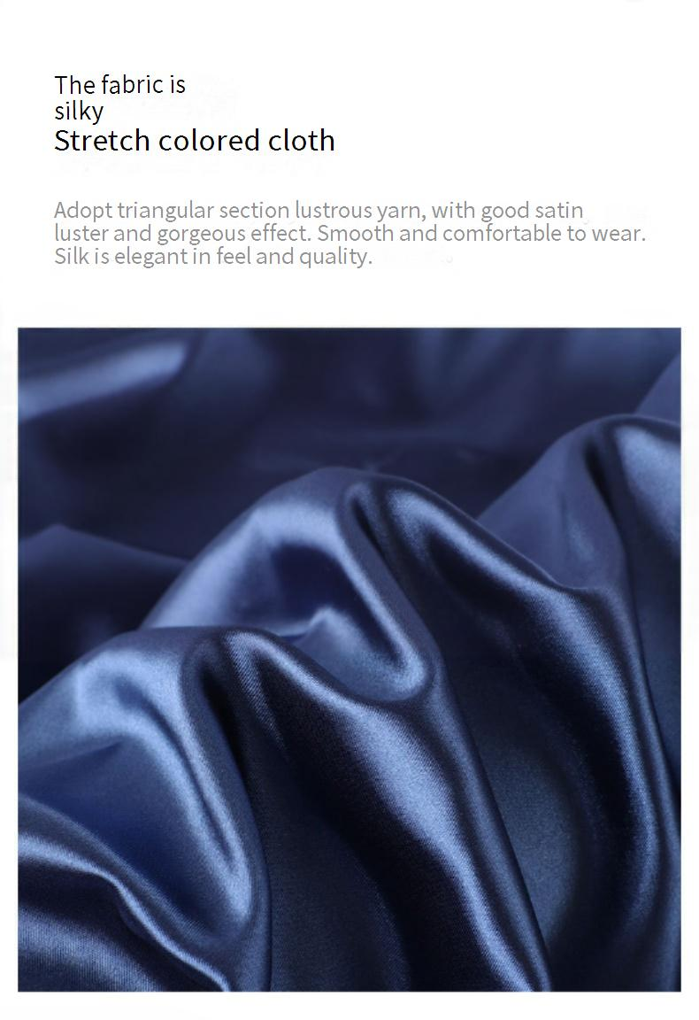 Adjustable Silk-Like Sleep Mask For Women & Men - Soft Satin Eye Cover With Side Sleeper Design (Breathable Light-Blocking & Pressure-Free)_voghion.com