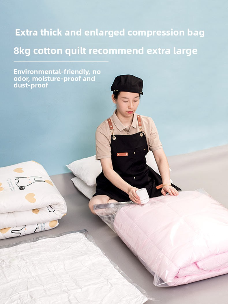 Vacuum Storage Bags – Space-Saving Compression Bags For Clothes, Blankets & Bedding, 4 Sizes (Small/Medium/Large/X-Large), Durable PA+PE Material_voghion.com