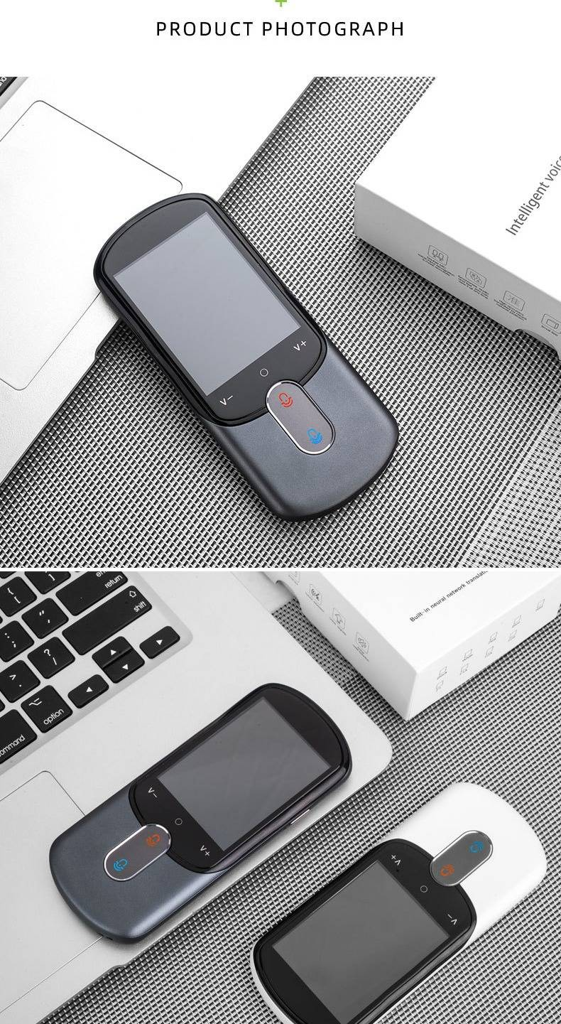 Lingding F4 AI Voice Translator - Real-Time Bilingual Speech Translation Device For English Learning & Travel_voghion.com