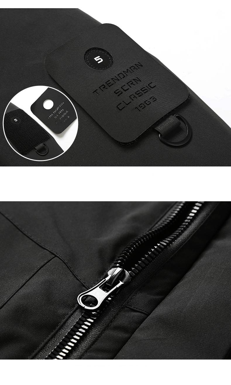 Piumino invernale impermeabile da uomo con cappuccio, parka imbottito in piuma d'anatra 650FP per escursionismo ed esplorazione urbana (nero/verde/caffè)_voghion.com