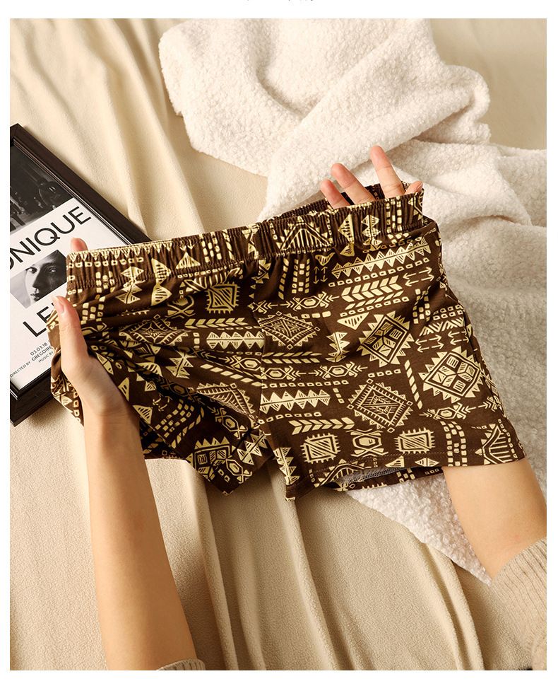 Men's Underwear One Piece New Men's Arrow Pants American Retro Ethnic Style Arrow Pants Summer Breathable Trendy Boxer Pants_voghion.com