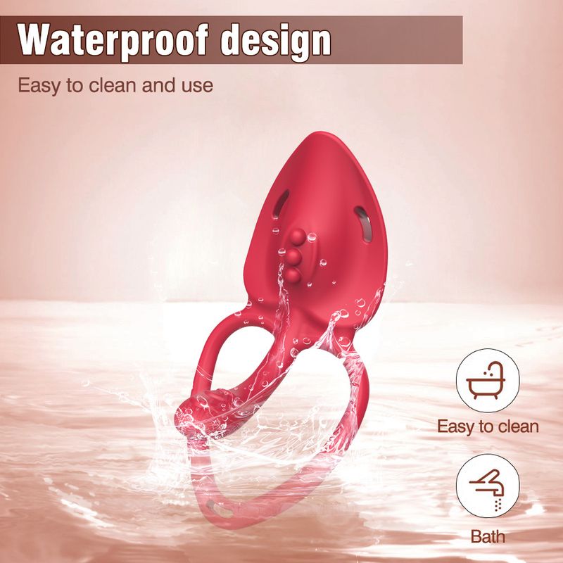 Vendita calda, vibratori indossabili da donna con telecomando, giocattoli sessuali con cinturino, fibbia regolabile, anelli vibranti multimodali, vibratore per mutandine_voghion.com