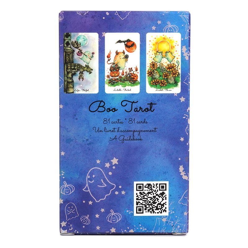 Vollständige englische Tarot-Orakelkarten Brettspielkarten Boo Tarotkarten_voghion.com