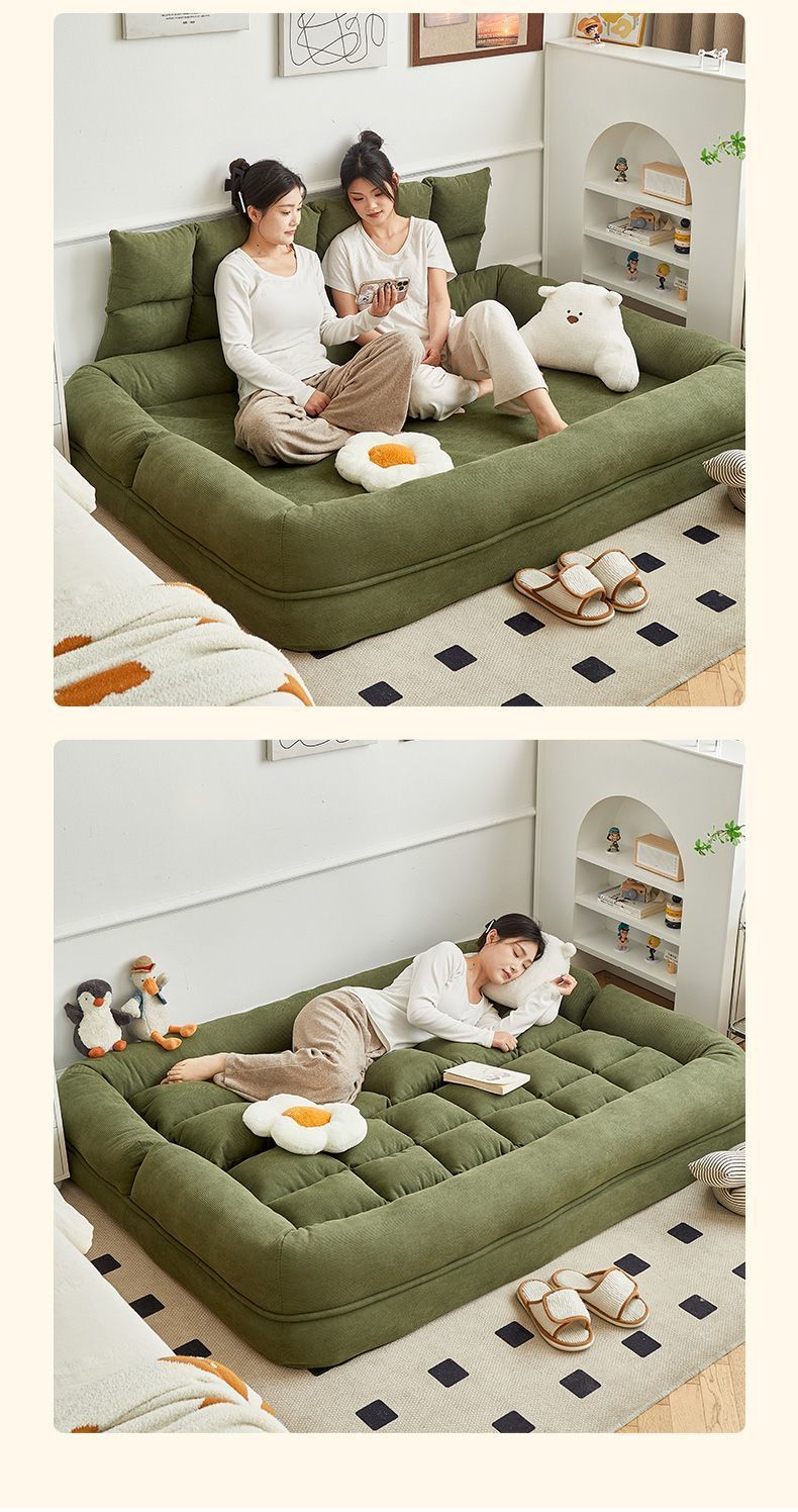 Poltrona reclinabile pigra per dormire, piccola camera da letto singola, divano doppio Tatami, letto gigante multifunzionale per cani._voghion.com