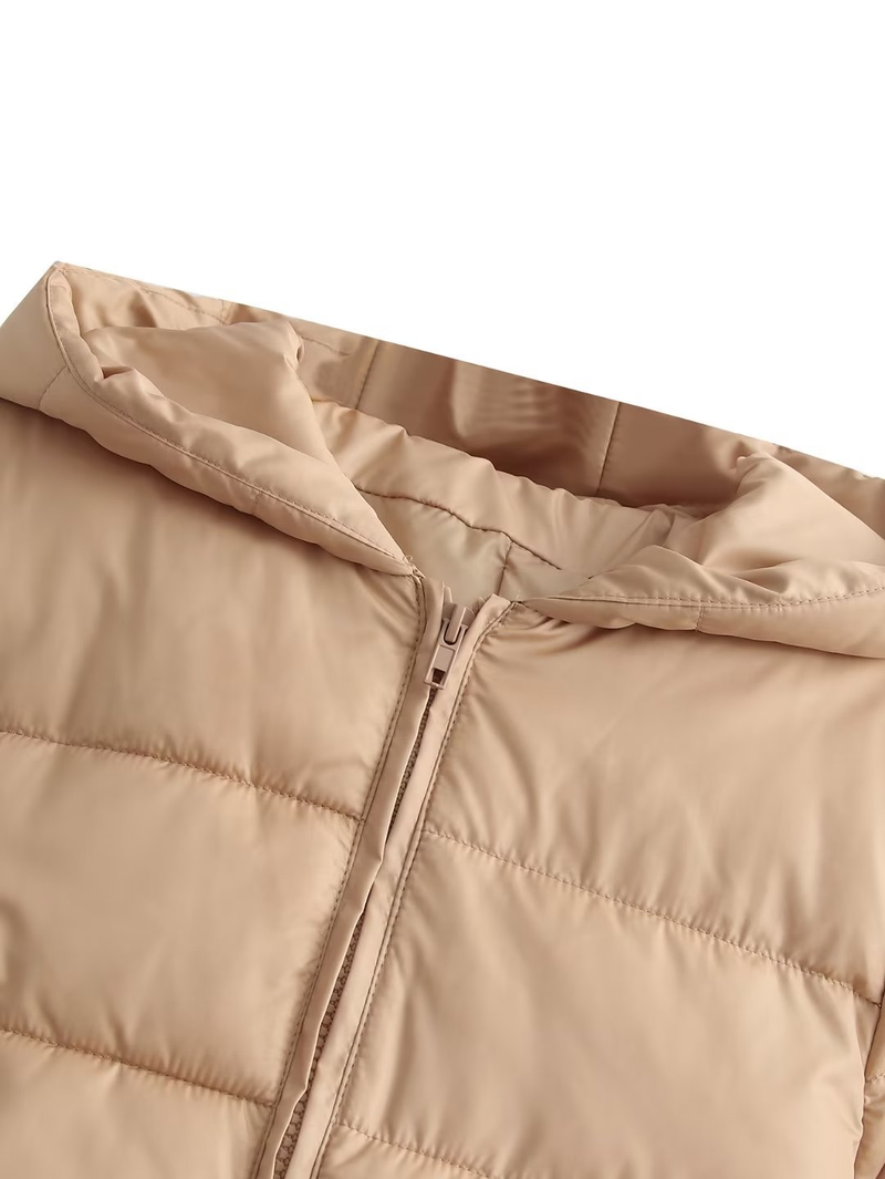 Naiste õhuke pikkade varrukatega ühevärviline lühike puuvillane jakk _voghion.com