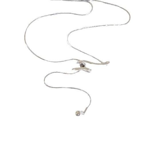 Cold Wind Twisted Splicing Knot Necklace, New Versatile Clavicle Chain, Fashionable Design, Female Accessories_voghion.com