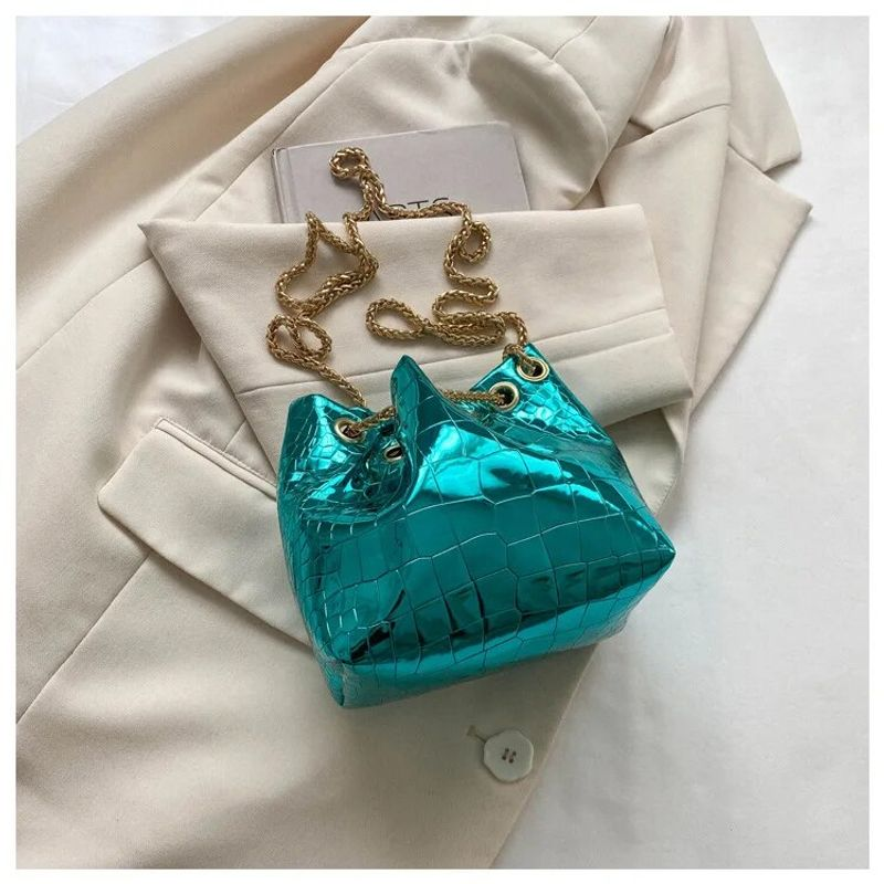 Trend Pailletten Schulter Kette Umhängetasche Eimer Handtasche Tote Weibliche Messengen für Frauen Damen_voghion.com