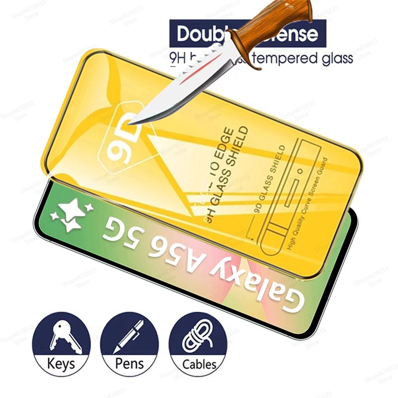 4Pcs 9D Screen Protector For Samsung Galaxy A56 A36 A26 A16 A55 A54 A35 A25 A34 A15 A52 A53 A13 A23 A71 A50 A12 Tempered_voghion.com