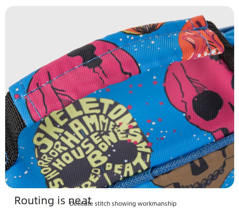 Sac à stylos multifonction pour stylo aquarelle, grande capacité, 72 trous, couleur plomb, sangle détachable, sac à stylos de dessin animé_voghion.com