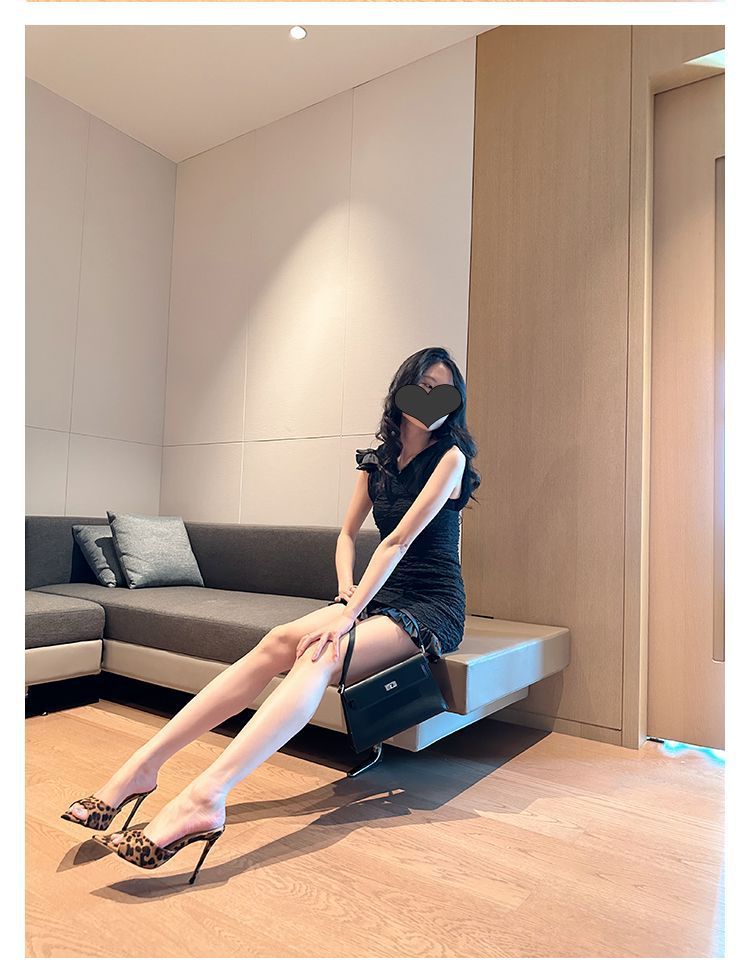 Zomerpantoffels voor dames, modieuze sandalen voor buiten, nieuwe lente- en zomerschoenen met hoge, dunne hoge hak, spitse neus, modieus en veelzijdig_voghion.com