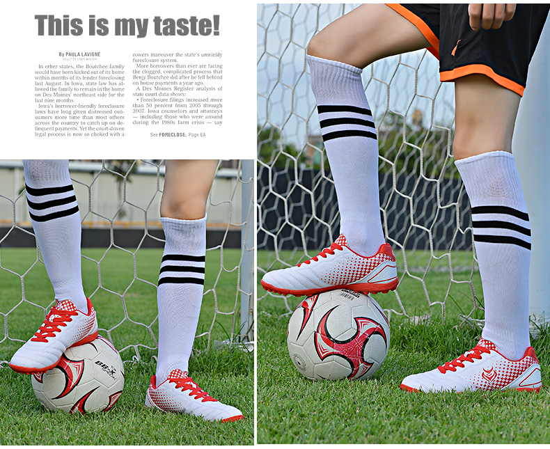 Professional Men Top Quality Footboot Boots Soccer Cleats Comfortable Sport Training Hot-selling High-quality TF/FG_voghion.com