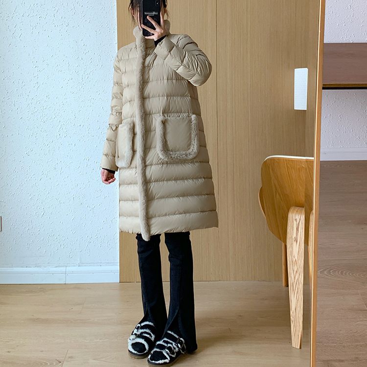Damenbekleidung Seto Pelz Daunenjacke, leicht und dünn, neuer chinesischer Stil, High-End, stimmungsvoll und modisch, 2024 Neuheiten für den Winter_voghion.com