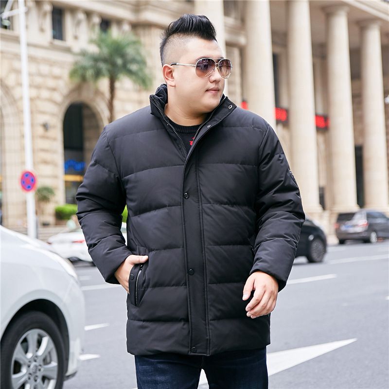 Winter New Hooded Down Jacket Large Plus Size Men's Coat Casual Warm Thick Trendy_voghion.com