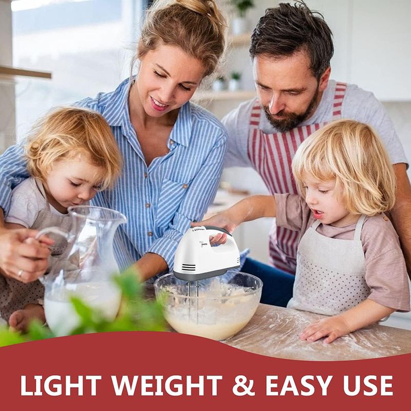 100W 7 Geschwindigkeiten Steuerung Hand Mini Mixer Lebensmittel Mixer Multifunktionale Küchenmaschine Küche Mini Elektrische Manuelle Kochwerkzeuge_voghion.com